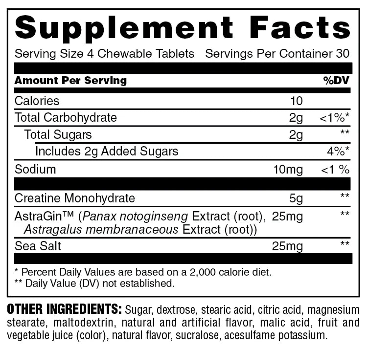 ANIMAL CREATINE CHEWS
